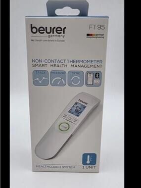 Beurer FT95 Non-Contact Thermometer Bluetooth Smart Health Management New